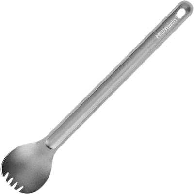 Long Handle Spork Ultra Lighweight Camping Outdoor Cookware Utensils Light Weight Titanium Tableware Picnic Hiking Utensils Spoon Fork