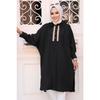 Buttoned Brown Hijab Tunic 663kh