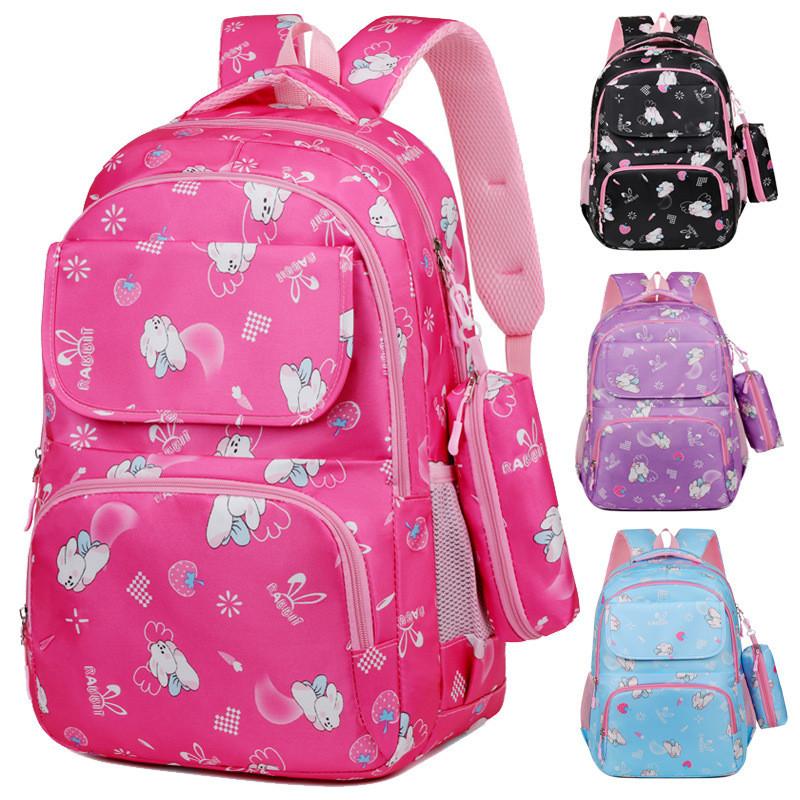 Print Animal Cartoon Children Backpack Durable Breathable Schoolbag Student