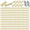 100/200Pcs Tab Cold Inserts Terminals 453 U-Shaped 0.3-1.5mm2 Wire Connector Terminals Pressing Button Quick Connect Terminal