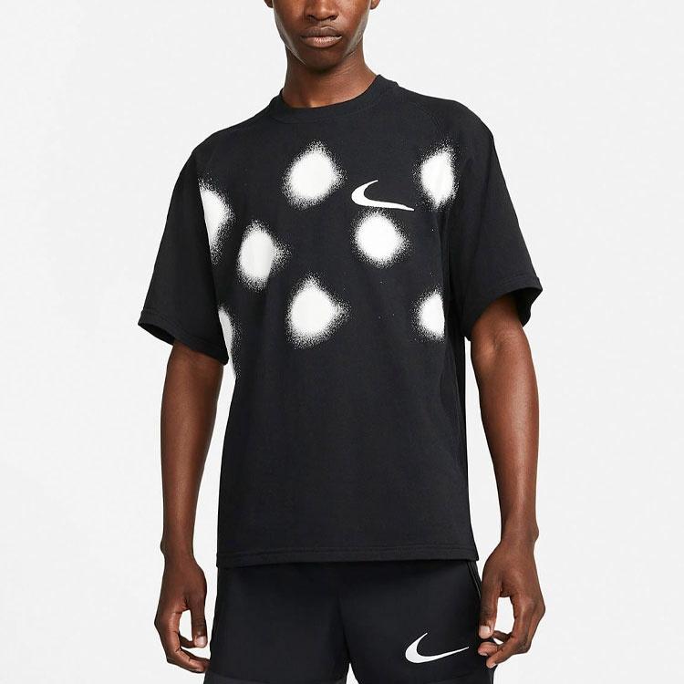 Nike x Off-White Spray Dot Tshirt 'Black' Men's CU2477-010