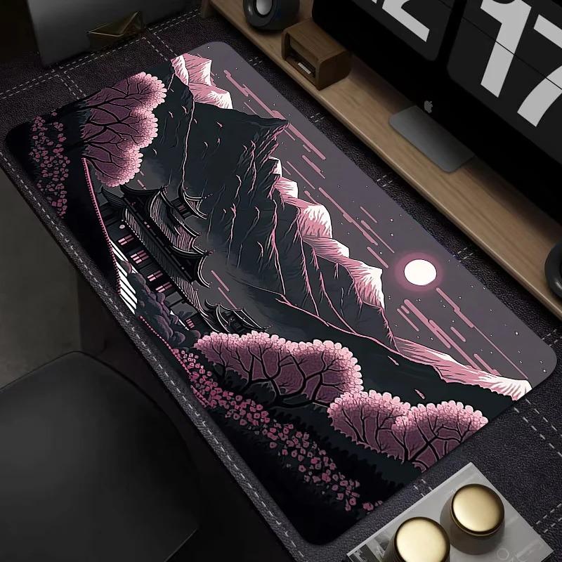 Starry Sky Planet Mouse Pad Colourful Stylish Design Large Non-Slip Computer Office Table Mats Keyboard Long Carpet Galaxy Rug