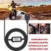Handlebar Fast Charging Adapter Motorcycle 12-24V Power Supply USB Socket Waterproof Cover Qc3.0 Fast Charge