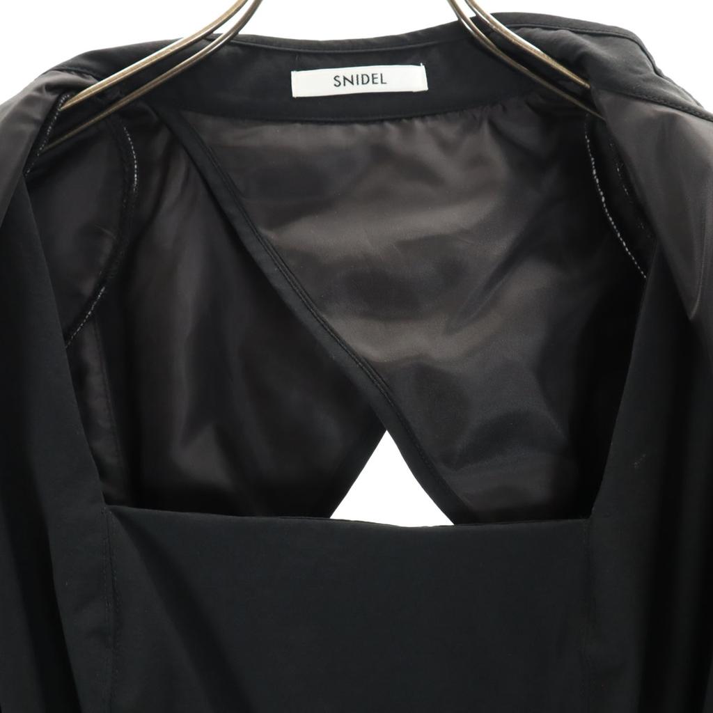 Unused SNIDEL Short Sleeve One Piece 1 Black Series Women Used