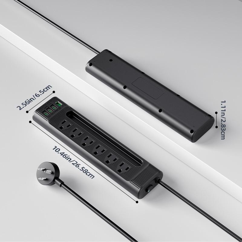 American Standard USB Power Strip: Safe & Durable Converter Plug for US, Mexico, Canada, Taiwan