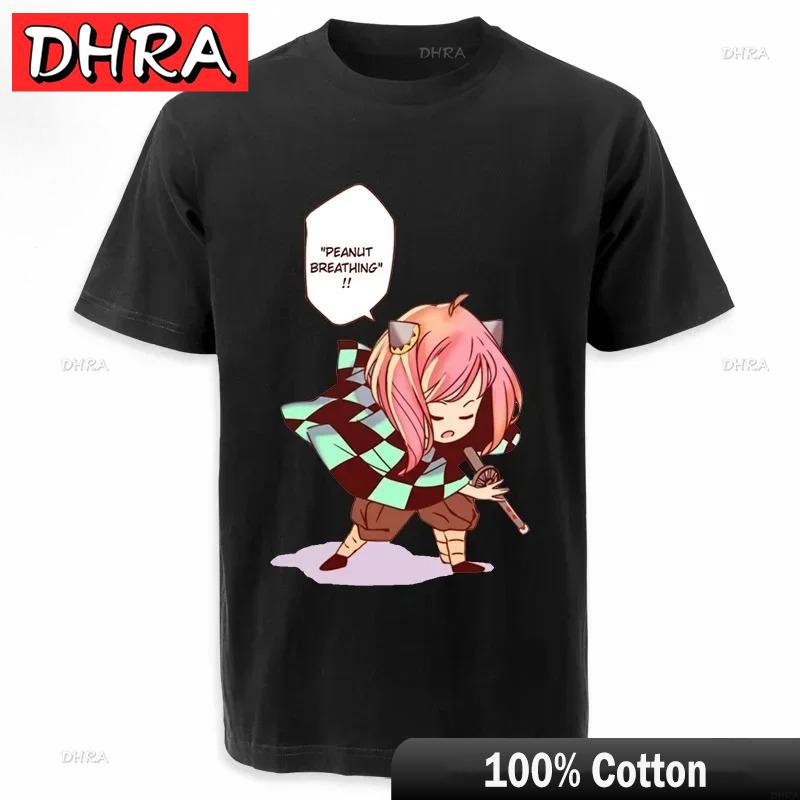 

Spy Family Japan Cartoon Summer Tshirts Men Women Anime Kawaii Anya Forger Spy X Family T Shirts Short Sleeve T-shirt Fashion... S разноцветный