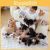 Adorable Plush Dog Toy Featuring Spotty Design Akita And Husky Soft Doll Gift For Kids