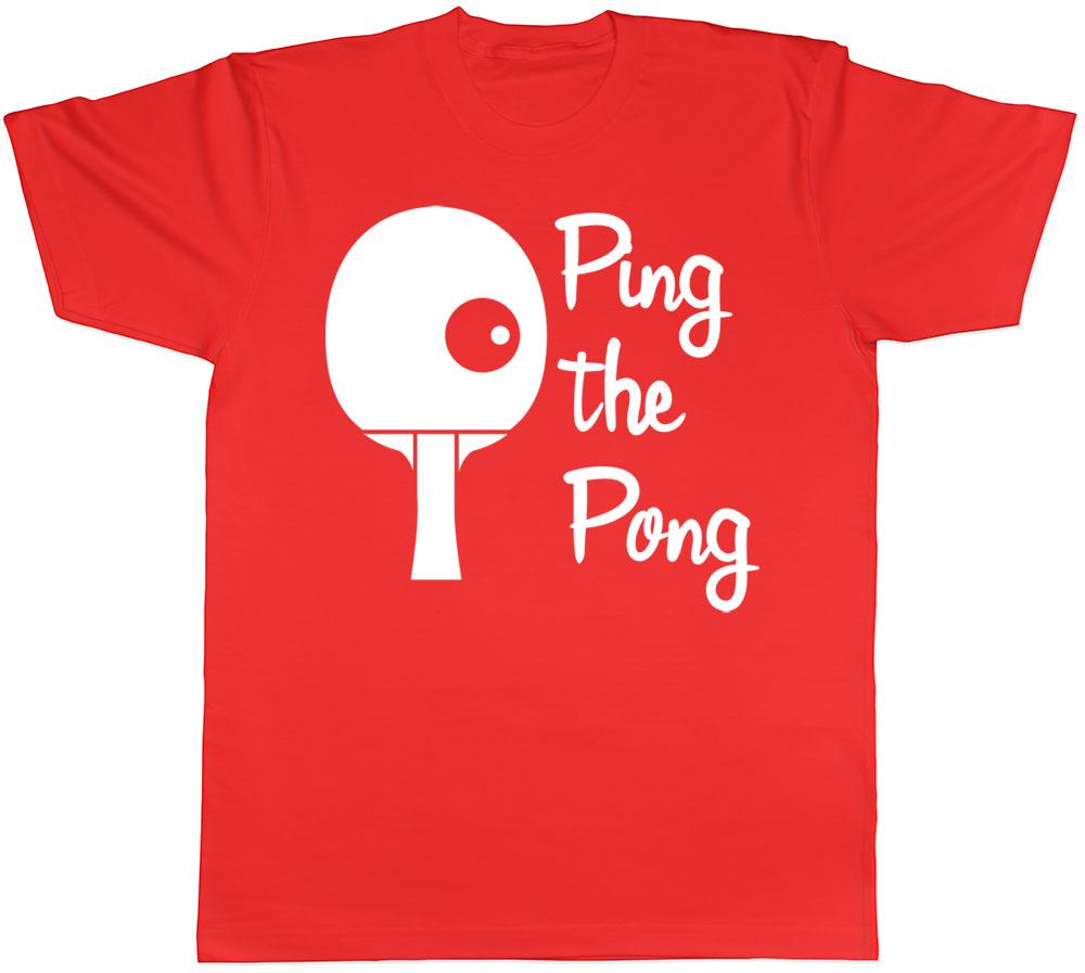 Ping the Pong Mens Womens Ladies Unisex TShirt S