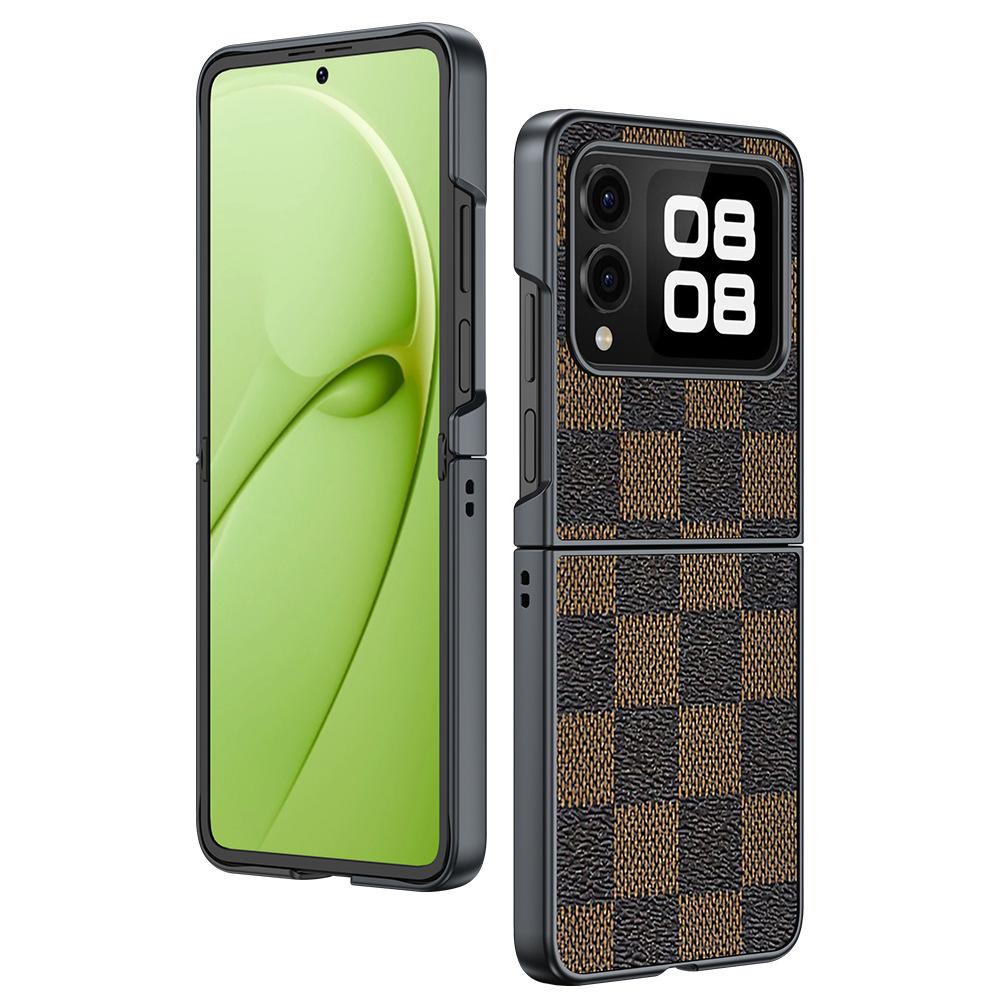 Applicable to Huawei novaflip mobile phone case Carbon fiber Kevlar pattern anti-drop ultra-thin novaflipS protective case