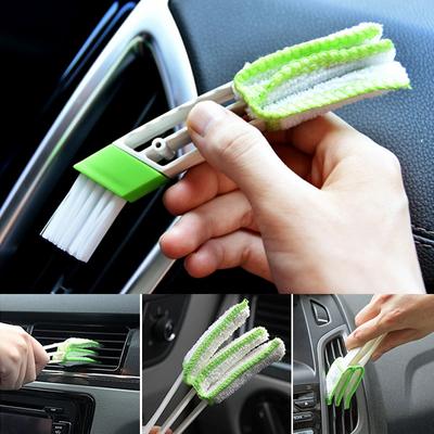 Kartáč na mřížku klimatizace auta z mikrovlákna Čistič mřížky auta Auto detailing Štětec na prach žaluzií Auto-styling Autopříslušenství