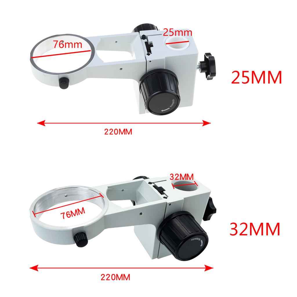 Lightweight Microscope Stand with Adjustable Knob 25cm/32cm Plastic & Metal Microscope Head Holder for Students Durable