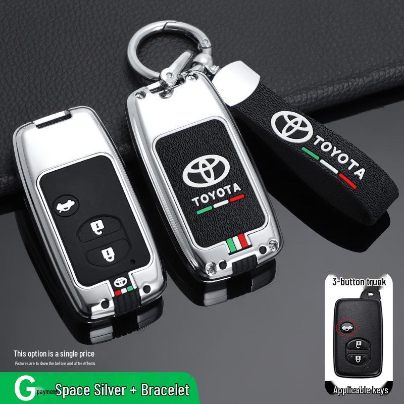 Toyota Key Case for Land Cruiser, Old Model Camry, Prado, Highlander