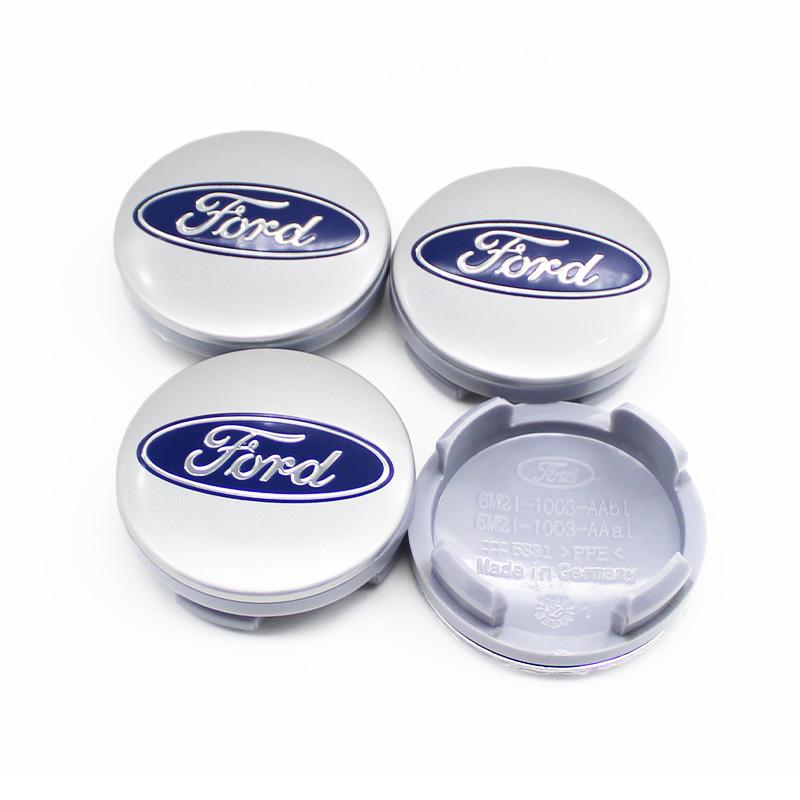 

4Pcs 54MM Car Original Wheel Center Hup Caps Rim Covers For Ford Mondeo Focus 2 3 4 Fiesta Ecosport Kuga Fusion Auto Accessories 4Pcs Ford Hubcap