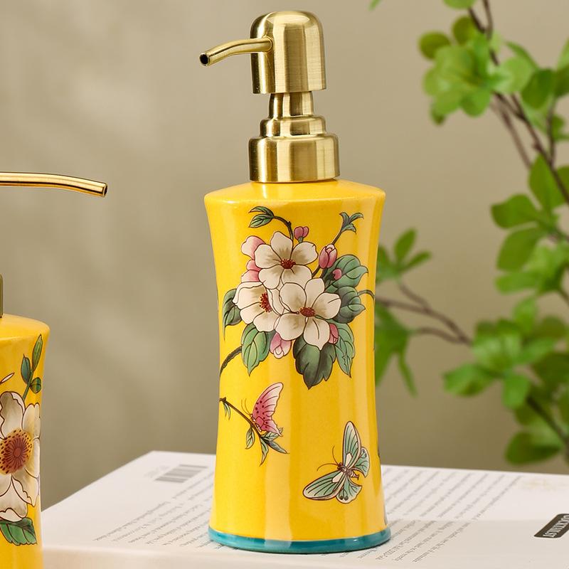250ml soap dispenser ceramic press bottle shampoo and shower gel dispensing bottle bathroom accessories bathroom accessories