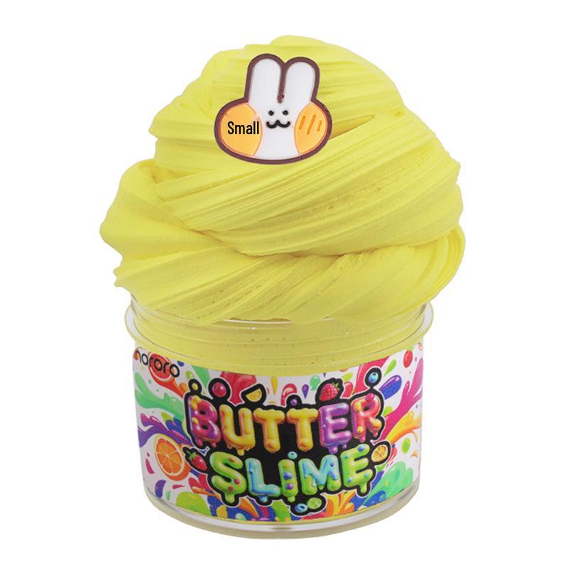 Butter Clay Slime Set: DIY Colored Puffy Gel Bubble Slime Cotton Mud.