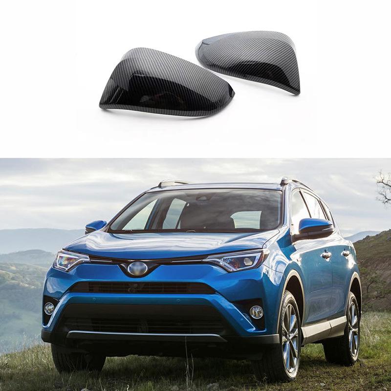 

Накладка зеркала заднего вида для 2012-2019 Toyota RAV4, Hilux Revo, SW4 Carbon Fiber Pair