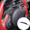 Carbon Fiber Steering Wheel Upper Cover Sticker Trim For Toyot Supra -2024