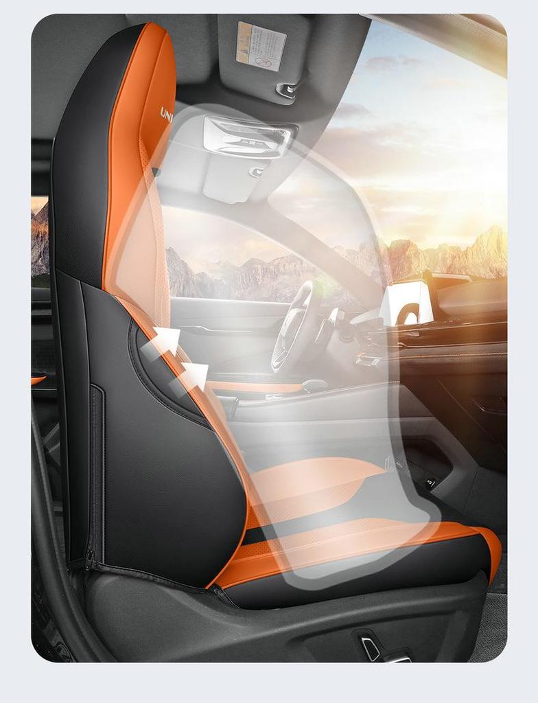 Fully Enclosed, Breathable Seat Covers for 2022-25 Changan Univ - Perforated Summer Car Cushions