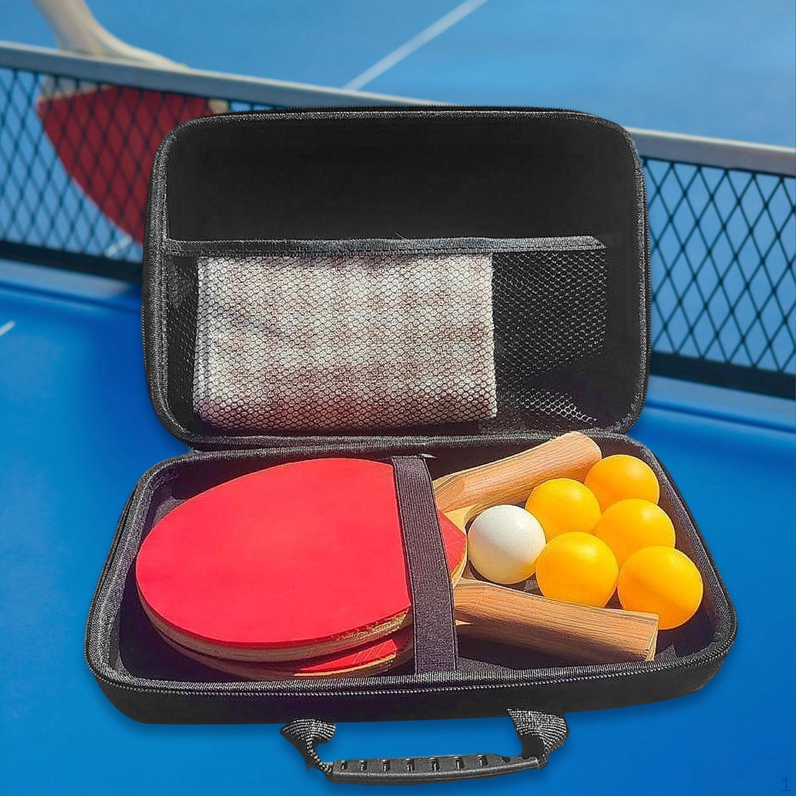 

Чехол для пинг-понговой ракетки, Чехол для ракетки для настольного тенниса Многофункциональный Тренировочный Легкий Водонепроницаемый Протектор