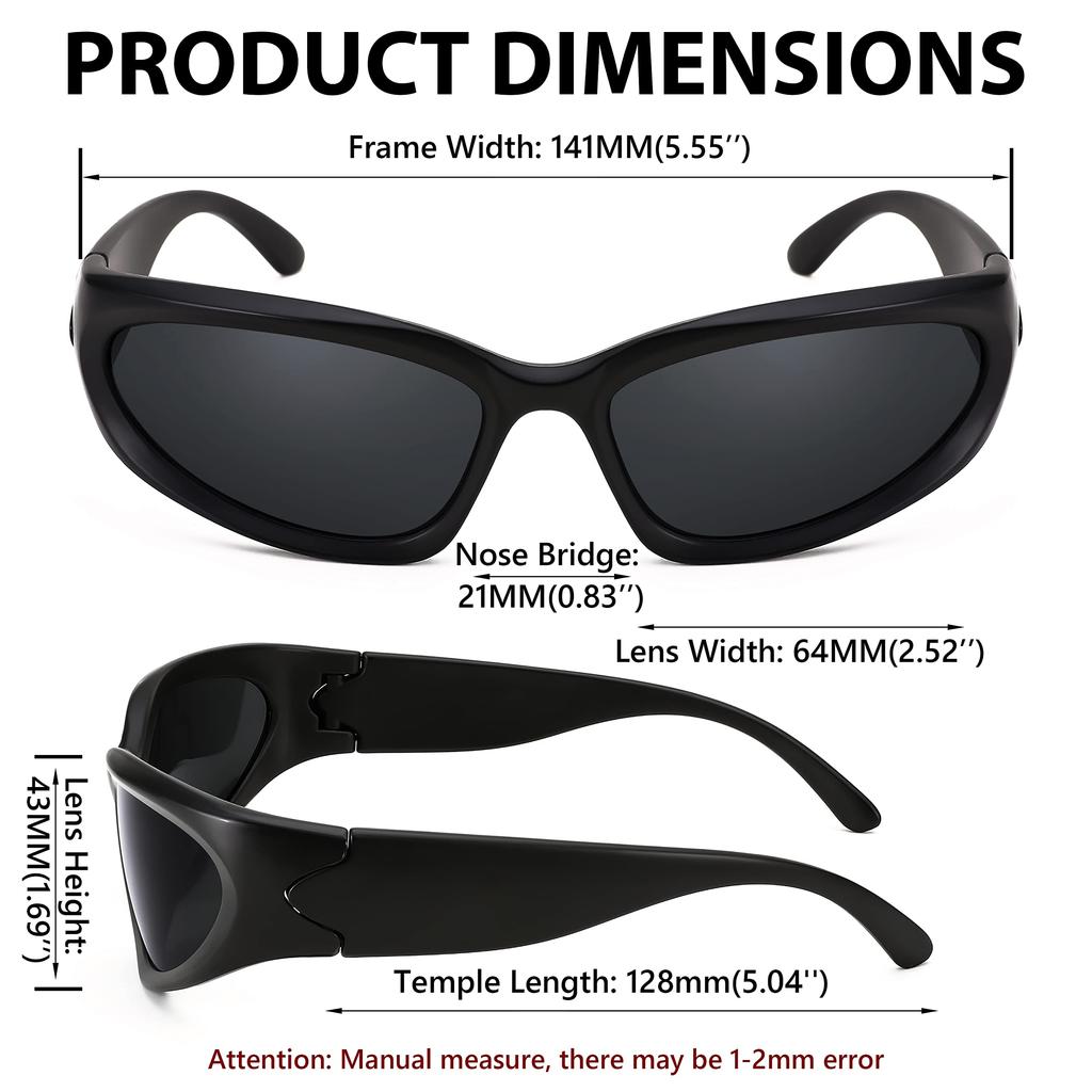 FEISEDY Popular Y2K Sport Wellington Mirrored Perfect for and B2951 Men's Sunglasses, Sunglasses, Frame, Lenses, Fishing, Driving, Driving,