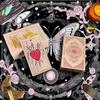 Rose Gold Foil Tarot Cards - Waterproof PVC, High-Quality Print, Board Game Set.