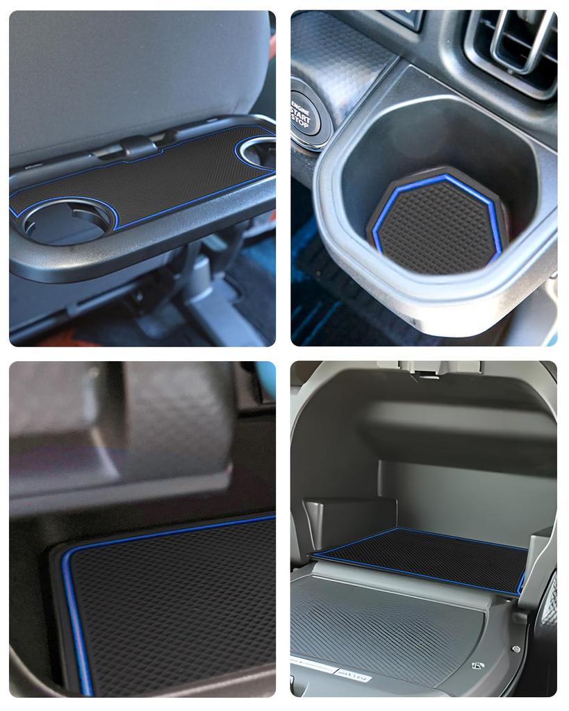 WEIPIN 2025 Suzuki Hustler Interior Rubber and Easy Custom Parts for the Hustler Blue (2nd Generation) Mat, Anti-Slip Stain-Resistant, Durable,