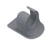 Tub Edge Drink Glass Holder Plastic Bathroom Storage, Space-Saving Single Cup Rest for Smooth Wall Side Placement