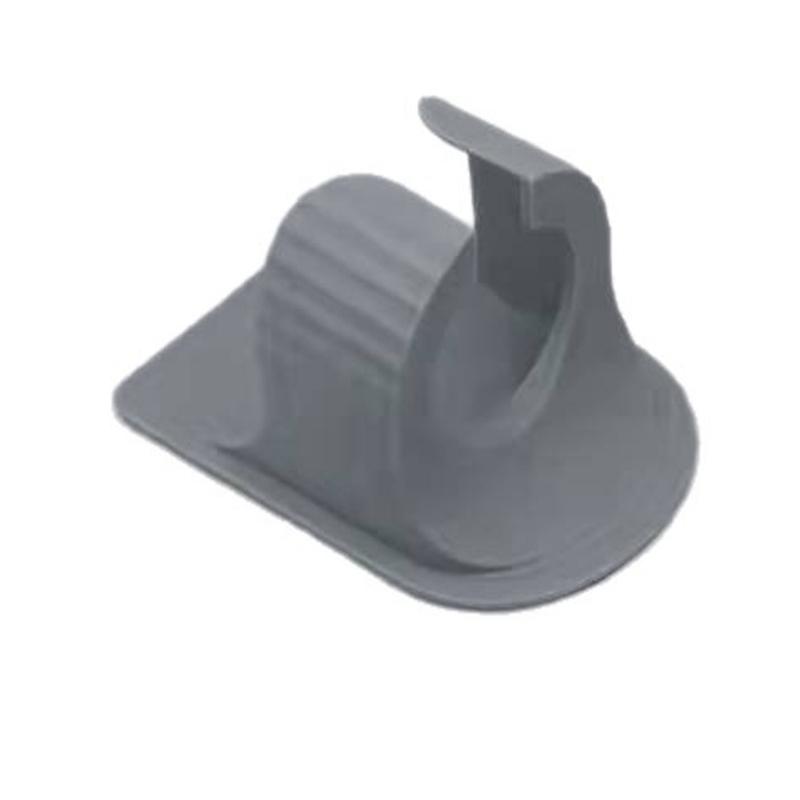 Tub Edge Drink Glass Holder Plastic Bathroom Storage, Space-Saving Single Cup Rest for Smooth Wall Side Placement