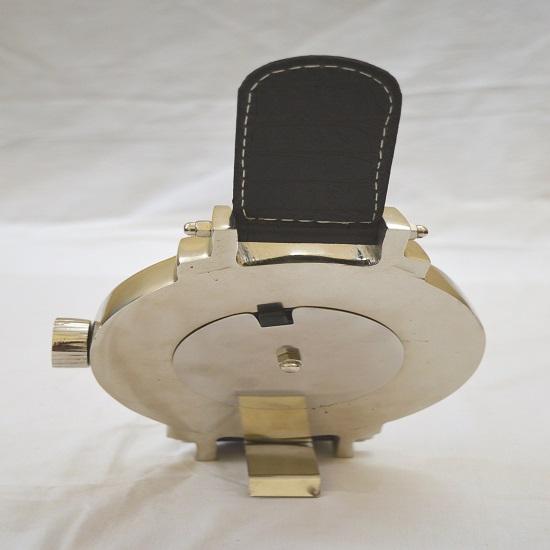 Wrist Watch Style Table Clock Chrome Finish Aluminium Desk Clock Antique Table Clock Office Table Clock Stand Clock