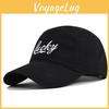 Lucky Embroidered Duck Tongue Baseball Cap Sun Hat For Men And Women