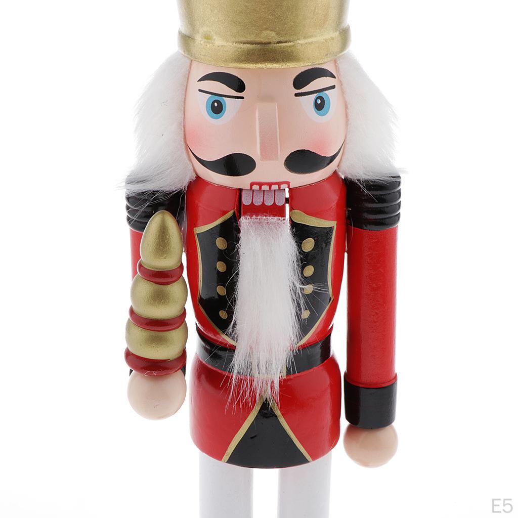 /Soldier Nutcracker Traditional in Uniform, Collectible Music Box Festive christmas