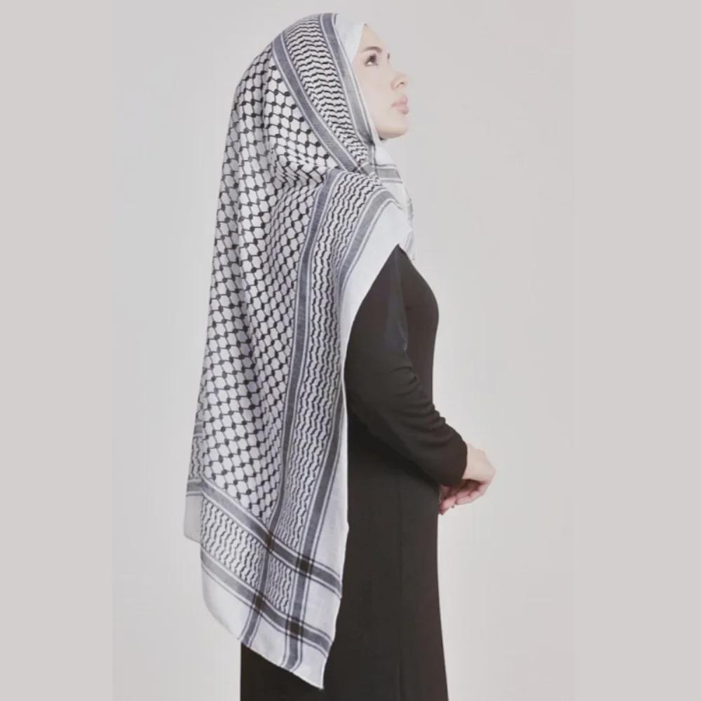 צעיף ראש מודפס לגברים מהמזרח התיכון