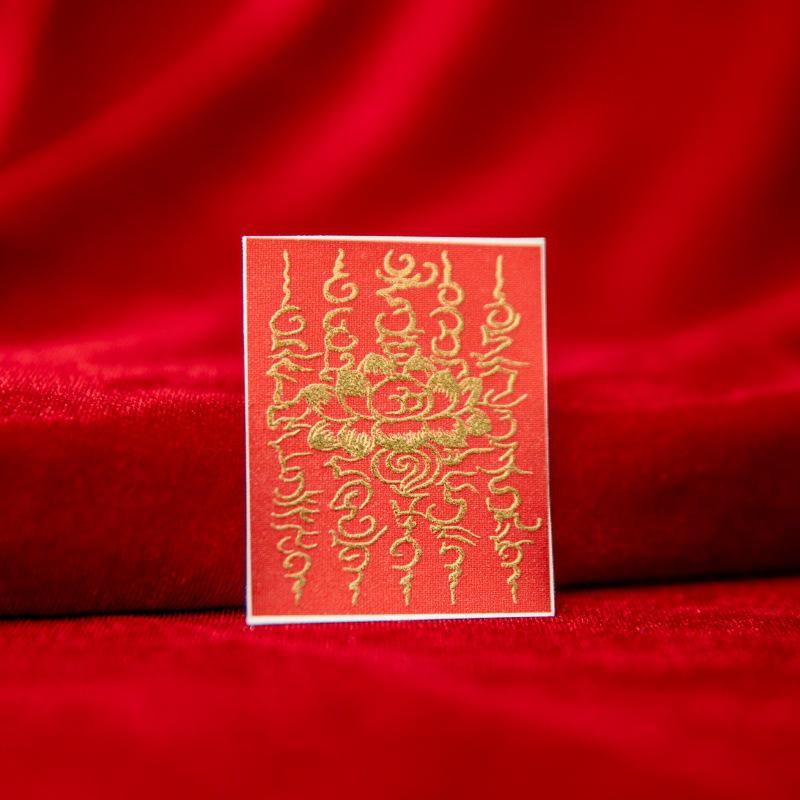 Taoist Buddhist Immortal Gold-Painted Thangka Canvas: Ksitigarbha, Lao Jun, Guanyin