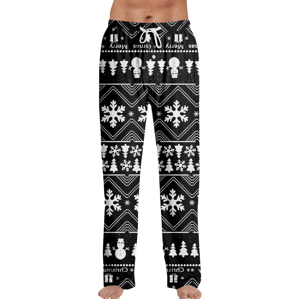 Anime Pajama Pants Sleepwear Casual Drawstring Elastic Waist Pants Comfy Straight Yoga Loose Trousers