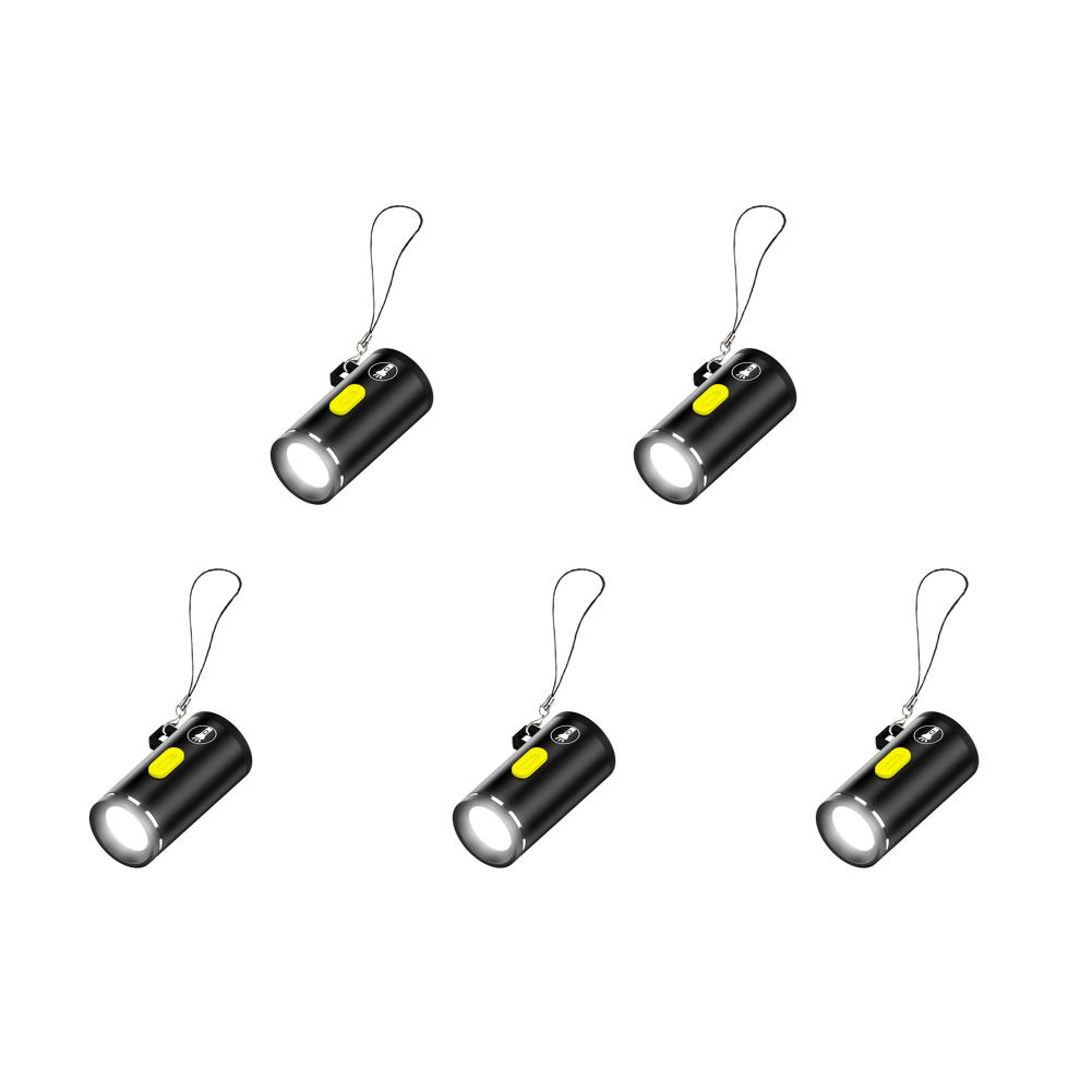 510Pcs LED Handheld Mini Flashlight Aluminum Alloy Small Pocket Flashlight Outdoor Emergency Light for Outdoor Hiking Camping