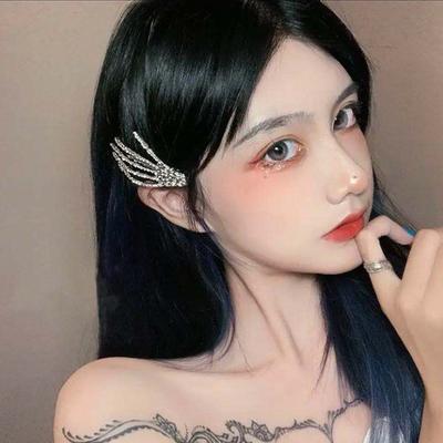 Skull Hand Zombie Punk Halloween Rubber Band Hair Accessories Women Hair Clip Korean Style Barrette