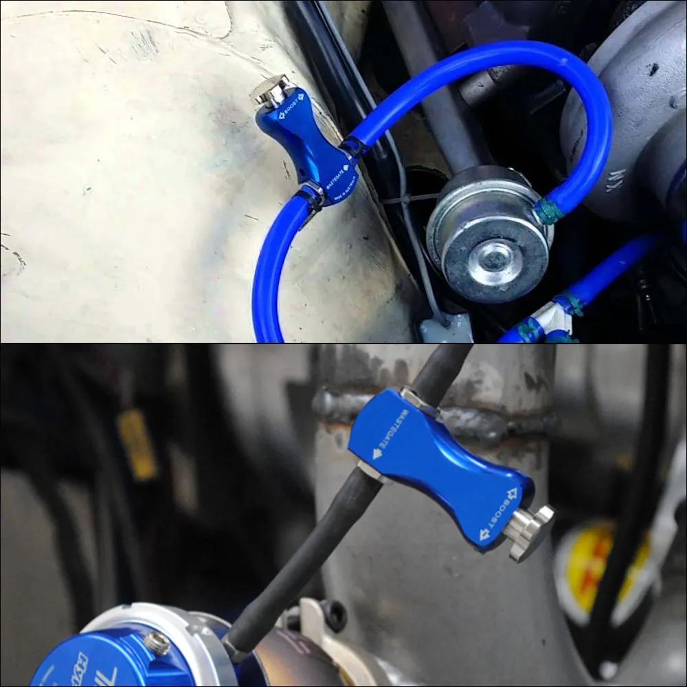 Vehicle Boost Gauges Universal Boost Controller Adjustable Bilateral Turbo Valve Regulating Gauge Automobiles Gauges Accessories
