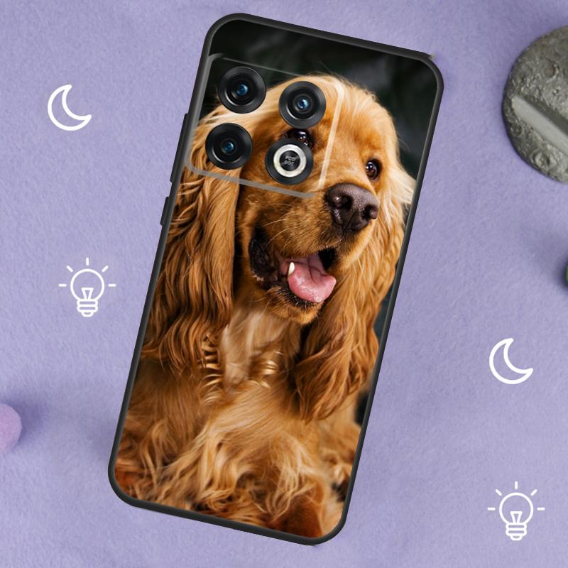 Cocker Spaniel Dog For OnePlus 15 13 12 11 13R 12R 10R 13T 10T 8T Case For OnePlus Nord 5 CE 3 2 4 Lite N20 N30
