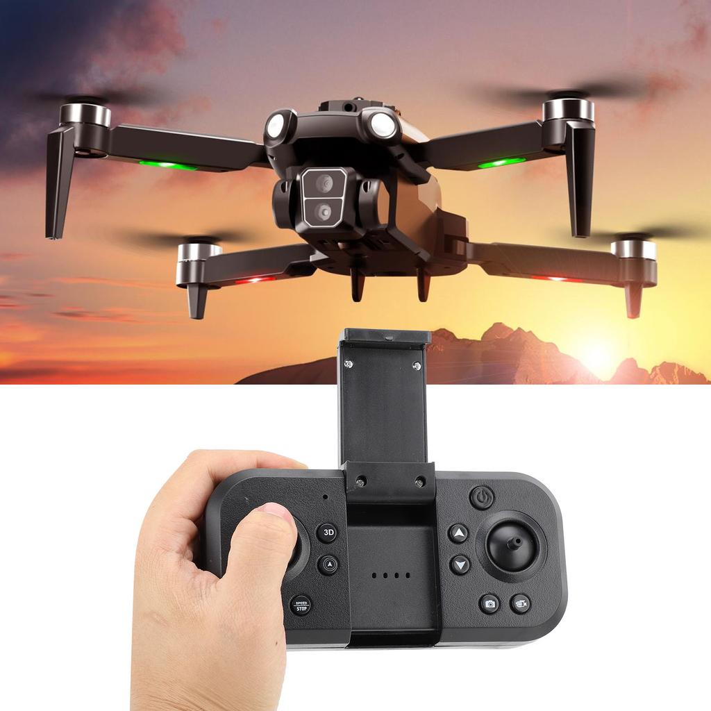 RC Drone 4K Dual Camera 4 Sided Obstacle Avoidance Optical   Positioning WiFi Remote Control Quadcopter
