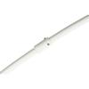 Lampadaire - Métal Blanc - 36 x 110 x 195 cm - Socle en Marbre - E27 220V