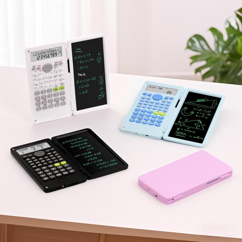 Multifunctional Student Accounting & Writing Board with Built-in Calculator