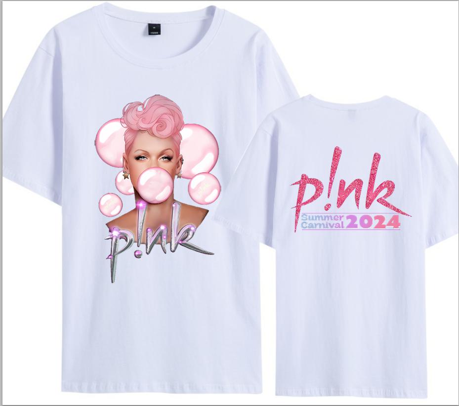 Pnk Pink Singer Summer Carnival Tour Tshirt Fan Lovers Shirt Music Tour Shirt Trustfall Album Concert Oversized Tops Tee S