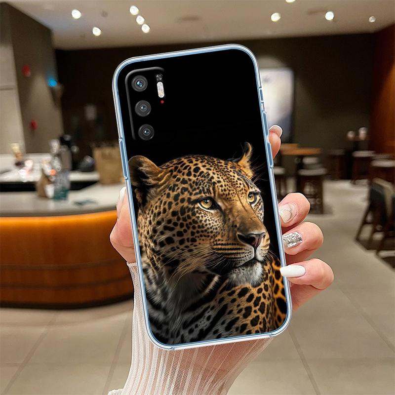 

UP2 Animal Leopard Transparent Phone Case for Motorola Moto G40 G04 G05 One Ace Action Fusion + Plus Hyper Macro Vision Zoom Motorola One Fusion+