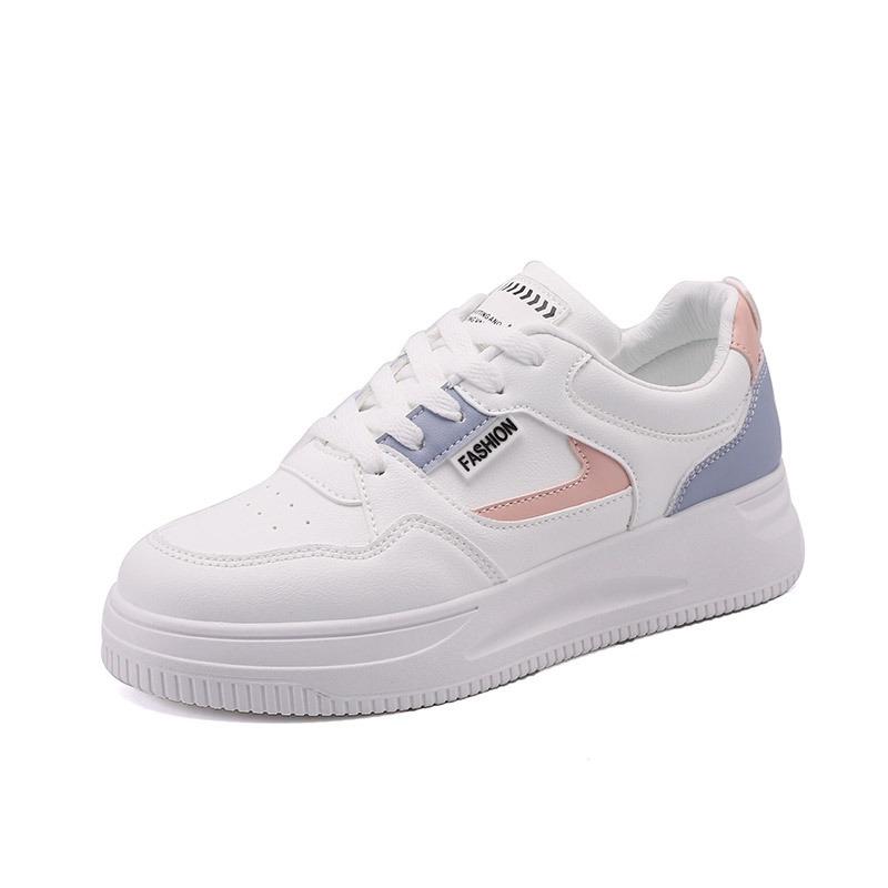 New Large-sized Women's Shoes Versatile Casual Shoes Thick-soled Board Shoes for Students
