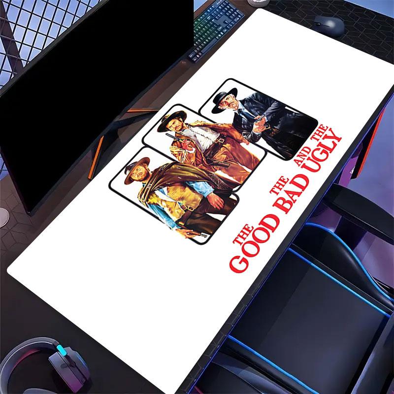 The Good, the Bad and the Ugly Mouse Pad, Large Gaming Desk Mat, Non-slip XXL Mousepad for Laptop & Tablet, Mini PC Playmat with Stitched Edges