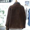 The Tilleberry Leather Collar Faux Suede Jacket NCMTR9M0JK06W