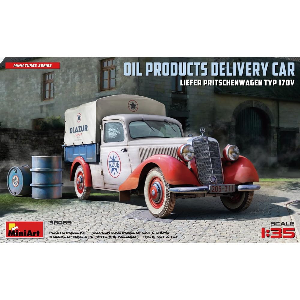 

Miniart Fuel Delivery Truck Type 170V Plastic Model MA38069 1/35 сірий колір