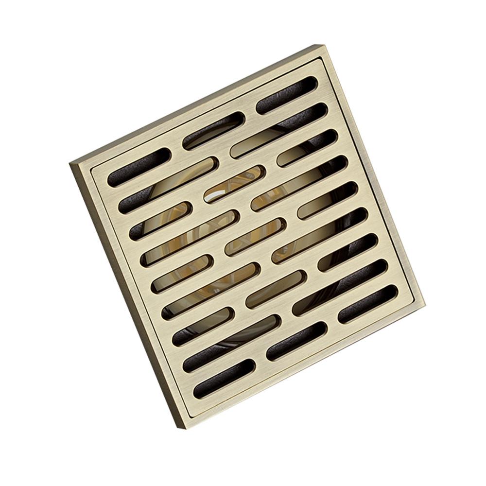 Customized Backflow Preventer Bathroom Strainer Floor Drain Cover Brass