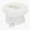 MunSingwear Women S Knit Fur Neck Warmer Off White Mr422lwmo2