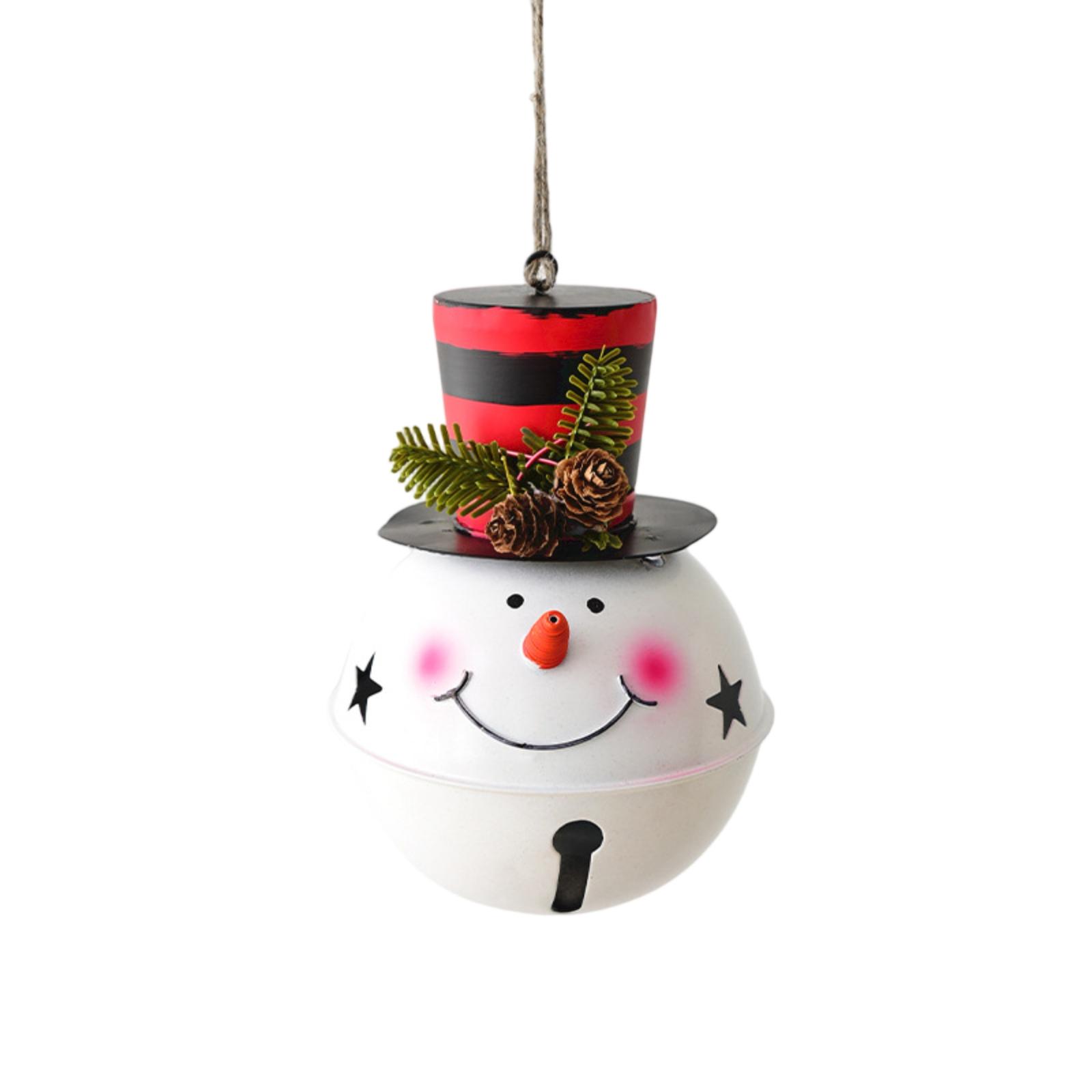 

Christmas Sounding Wrought Iron Bell Gift Christmas Tree Home Living Room Holiday Decoration Props One Size